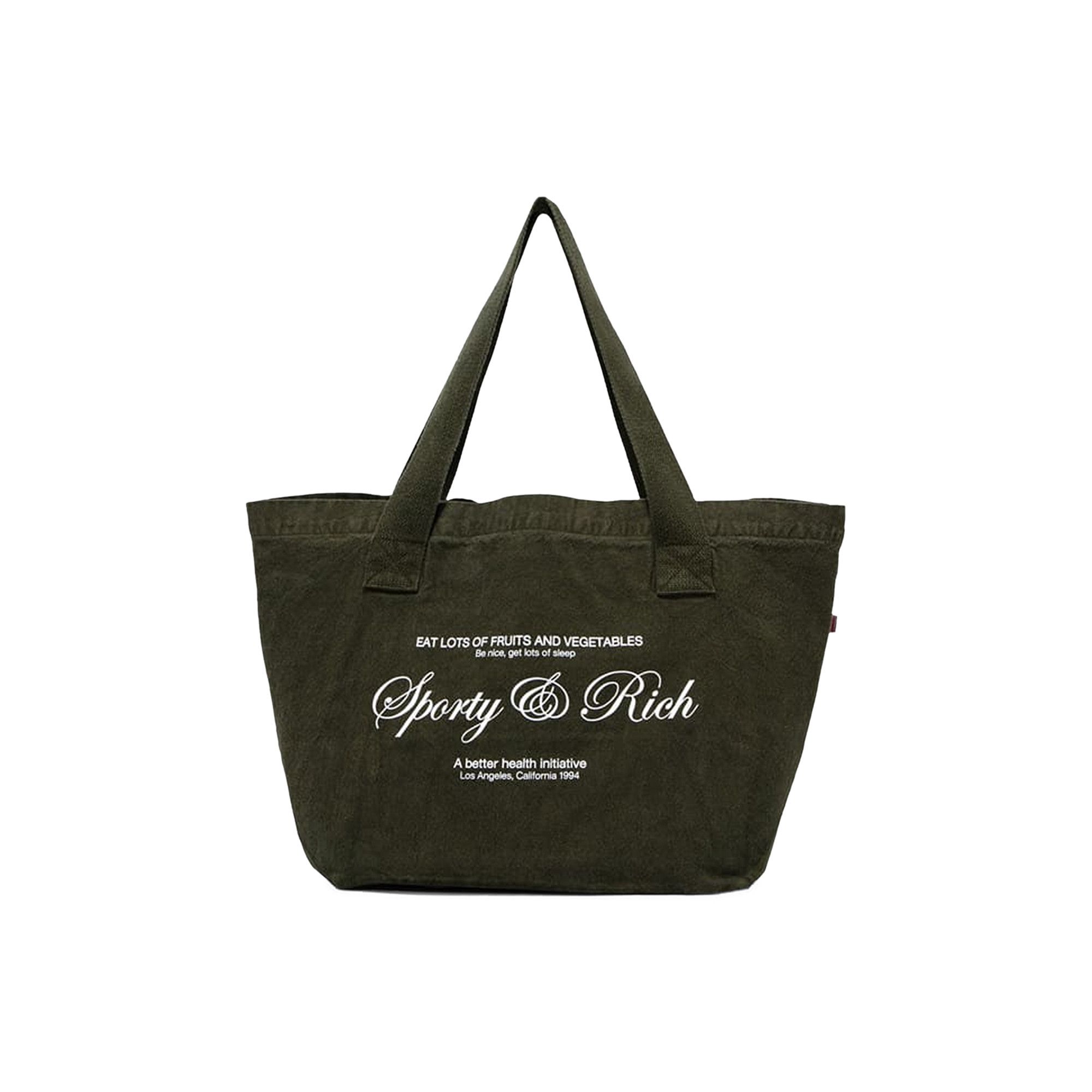 Sporty and on sale rich green tote