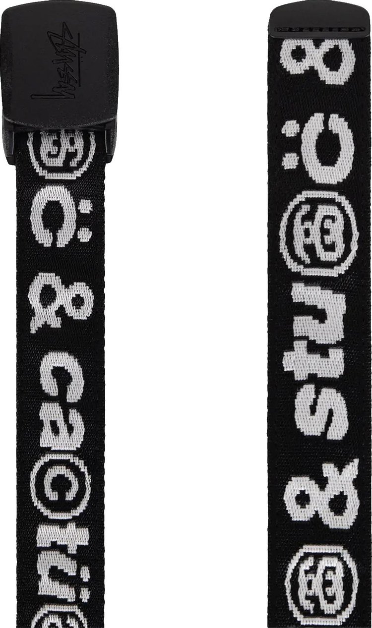 Stussy x Cactus Plant Flea Market Web Belt Black