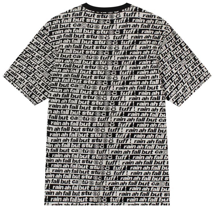 Stussy x Cactus Plant Flea Market Jacquard Crew Black