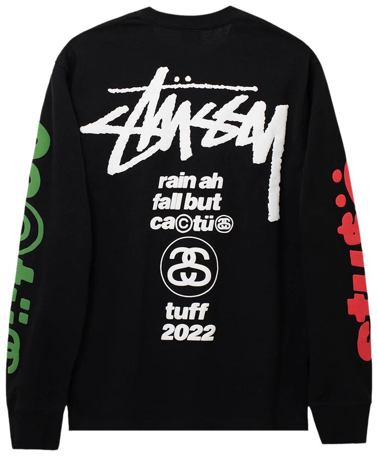 Stussy x Cactus Plant Flea Market Sport Long Sleeve Tee Black