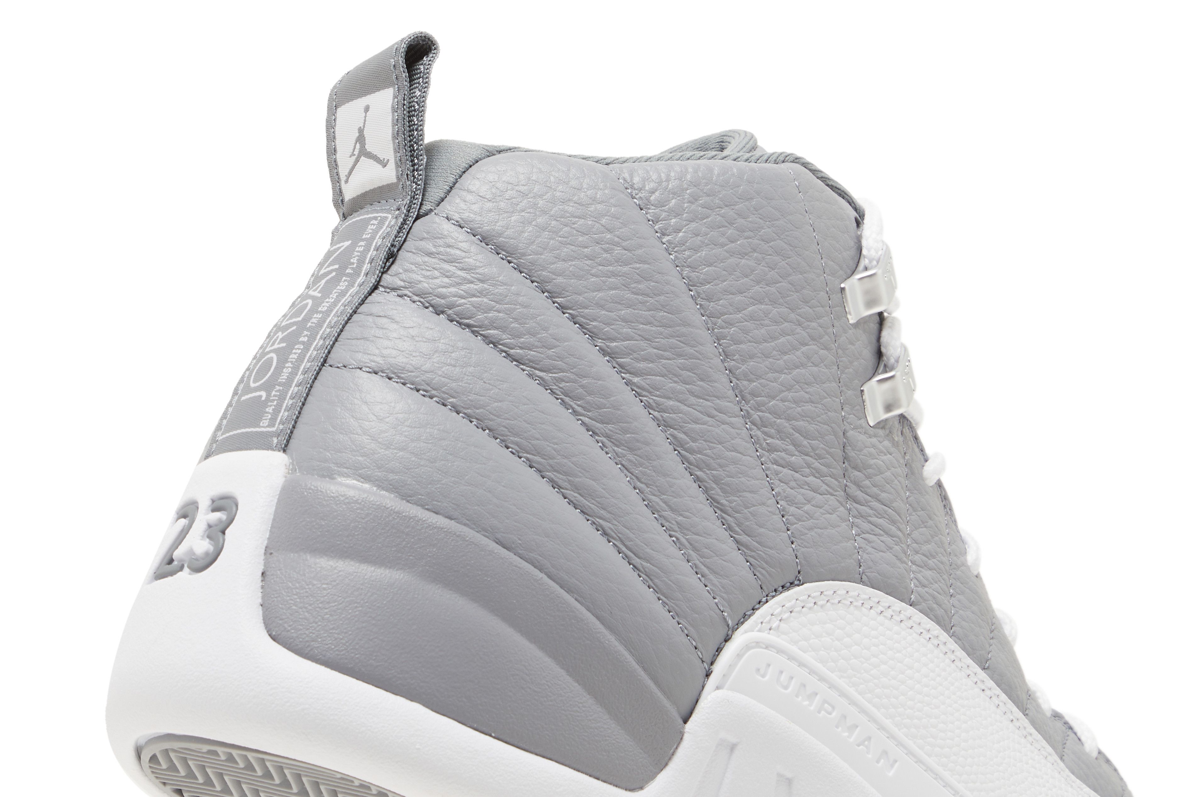Jordan 12 light grey hot sale