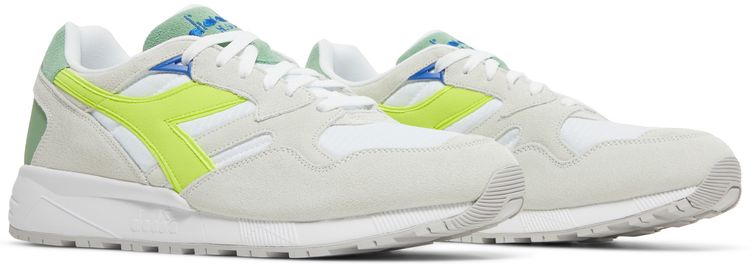 Diadora N9002 Ball White Acid Green