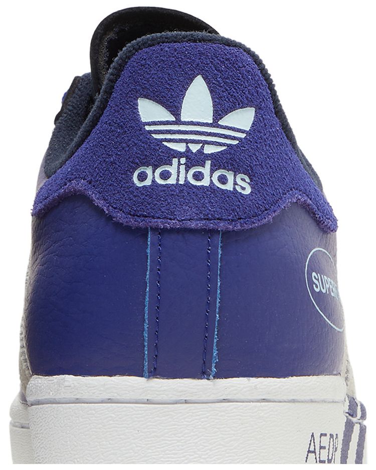 Adidas Superstar Extended Midfoot Stripes   Legacy Indigo