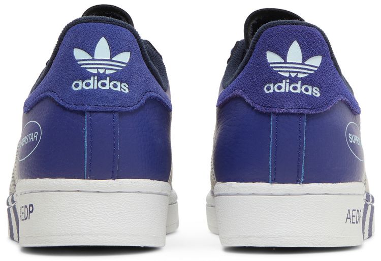 Adidas Superstar Extended Midfoot Stripes   Legacy Indigo