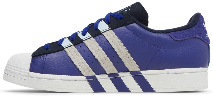 Adidas Superstar Extended Midfoot Stripes   Legacy Indigo