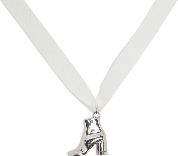 MM6 Maison Margiela Necklace PalladioWhiteBlack