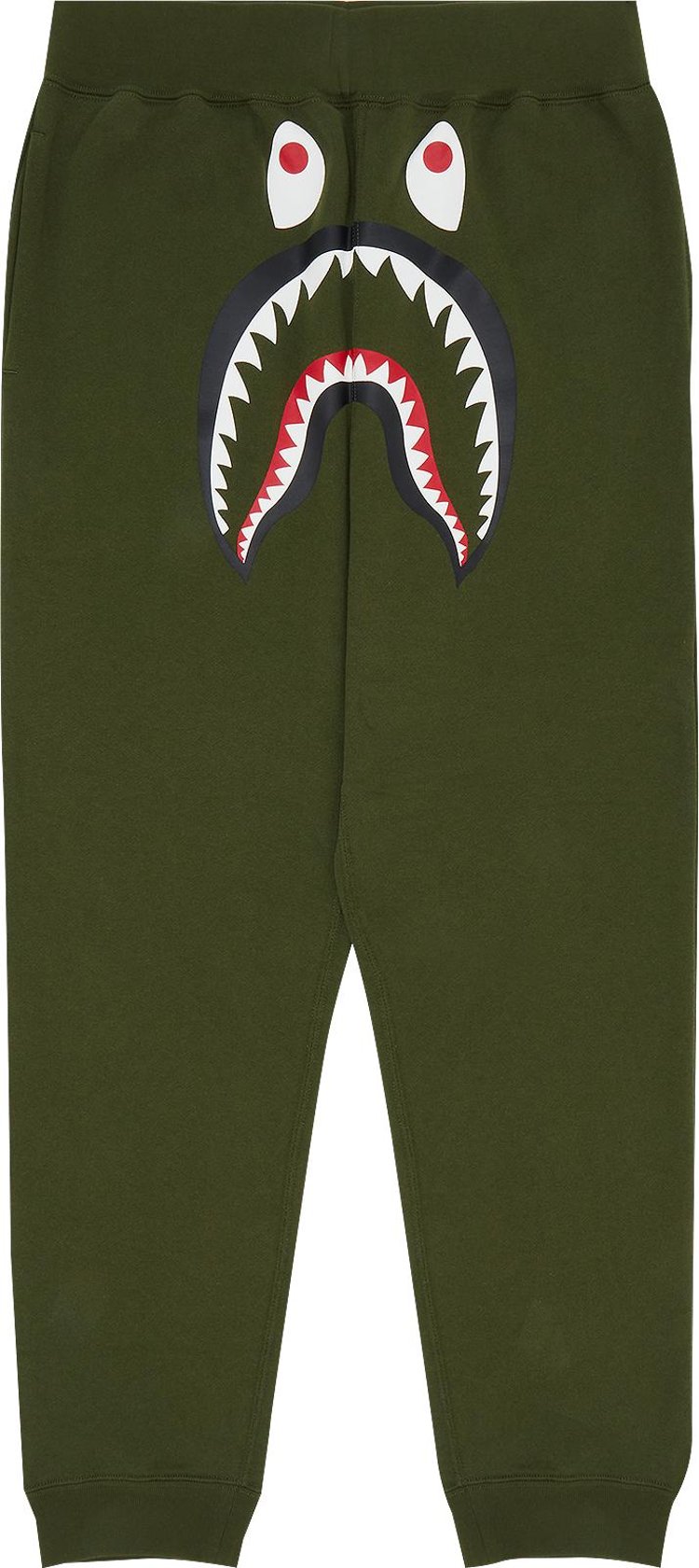 Buy BAPE Shark Sweat Pants 'Olive Drab' - 1H80 152 014 OLIVE DRAB