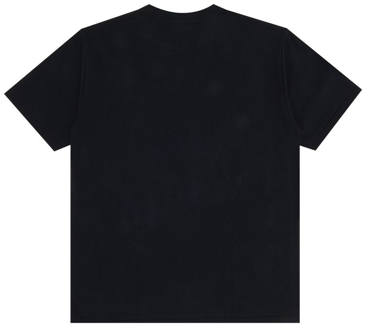 BAPE Logo Check Shark Tee BlackRed