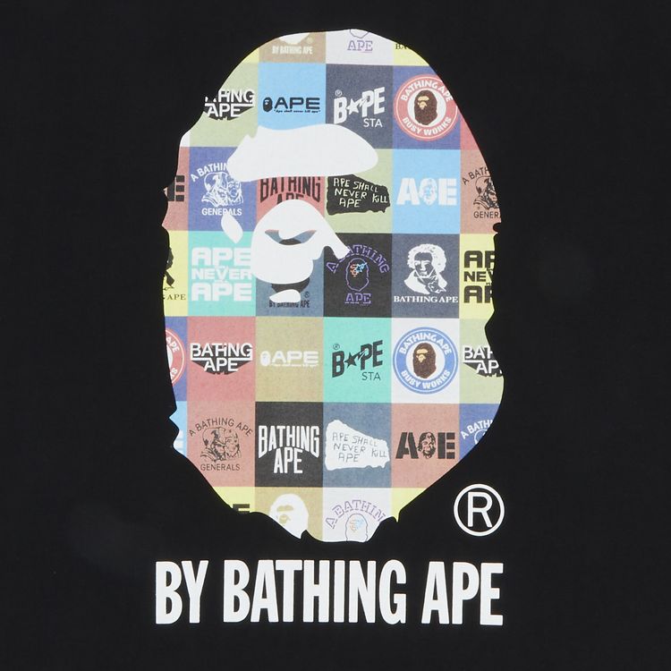 BAPE Classic Logo By Bathing Ape Tee Black