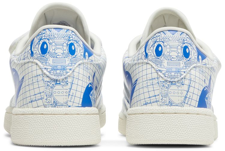 BAIT x Astro Boy x Reebok Club C Stomper Blueprint