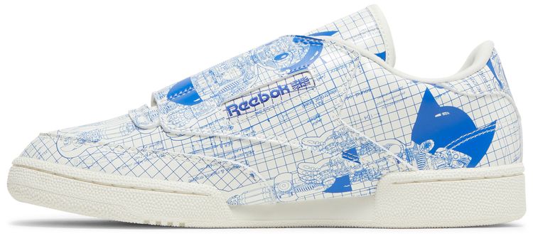 BAIT x Astro Boy x Reebok Club C Stomper Blueprint