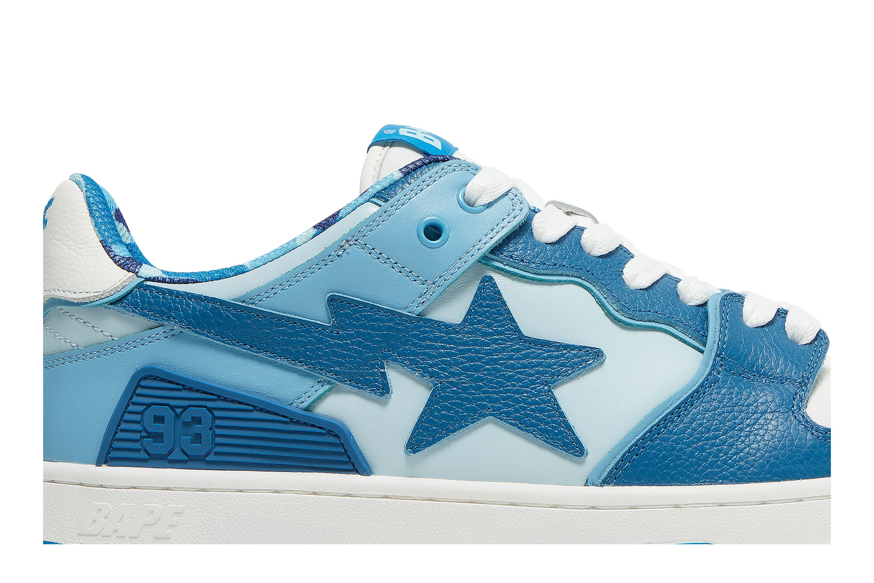 Bape shoes blue on sale