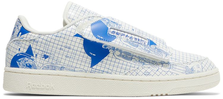 BAIT x Astro Boy x Reebok Club C Stomper Blueprint