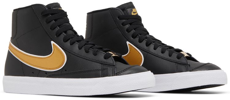 Nike Wmns Blazer Mid 77 Essential Black Metallic Gold
