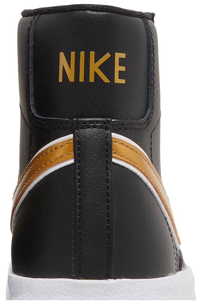 Nike Wmns Blazer Mid 77 Essential Black Metallic Gold
