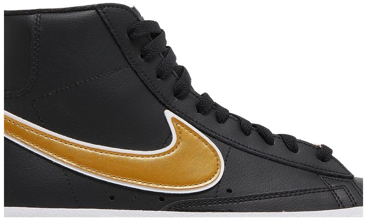 Nike Wmns Blazer Mid 77 Essential Black Metallic Gold