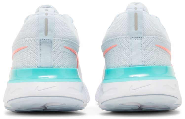 Nike Wmns React Infinity Run Flyknit 2 Blue Tint Lava Glow