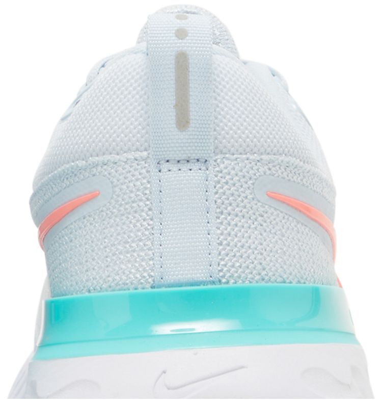 Nike Wmns React Infinity Run Flyknit 2 Blue Tint Lava Glow
