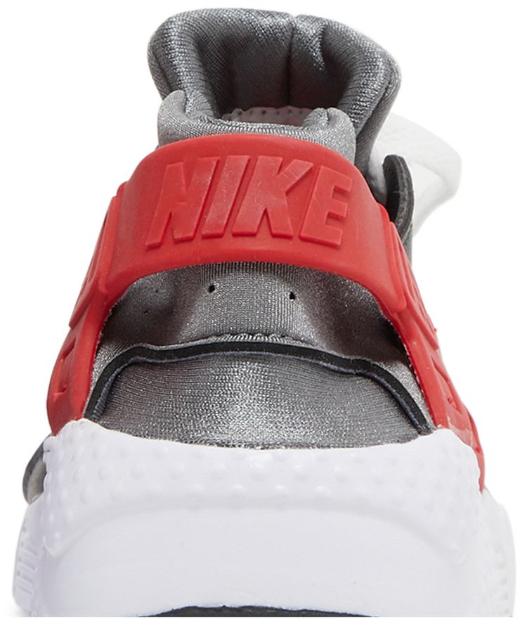Nike Huarache Run GS Dark Smoke Grey University Red