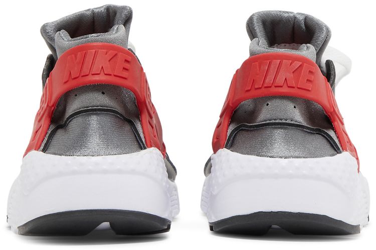 Nike Huarache Run GS Dark Smoke Grey University Red