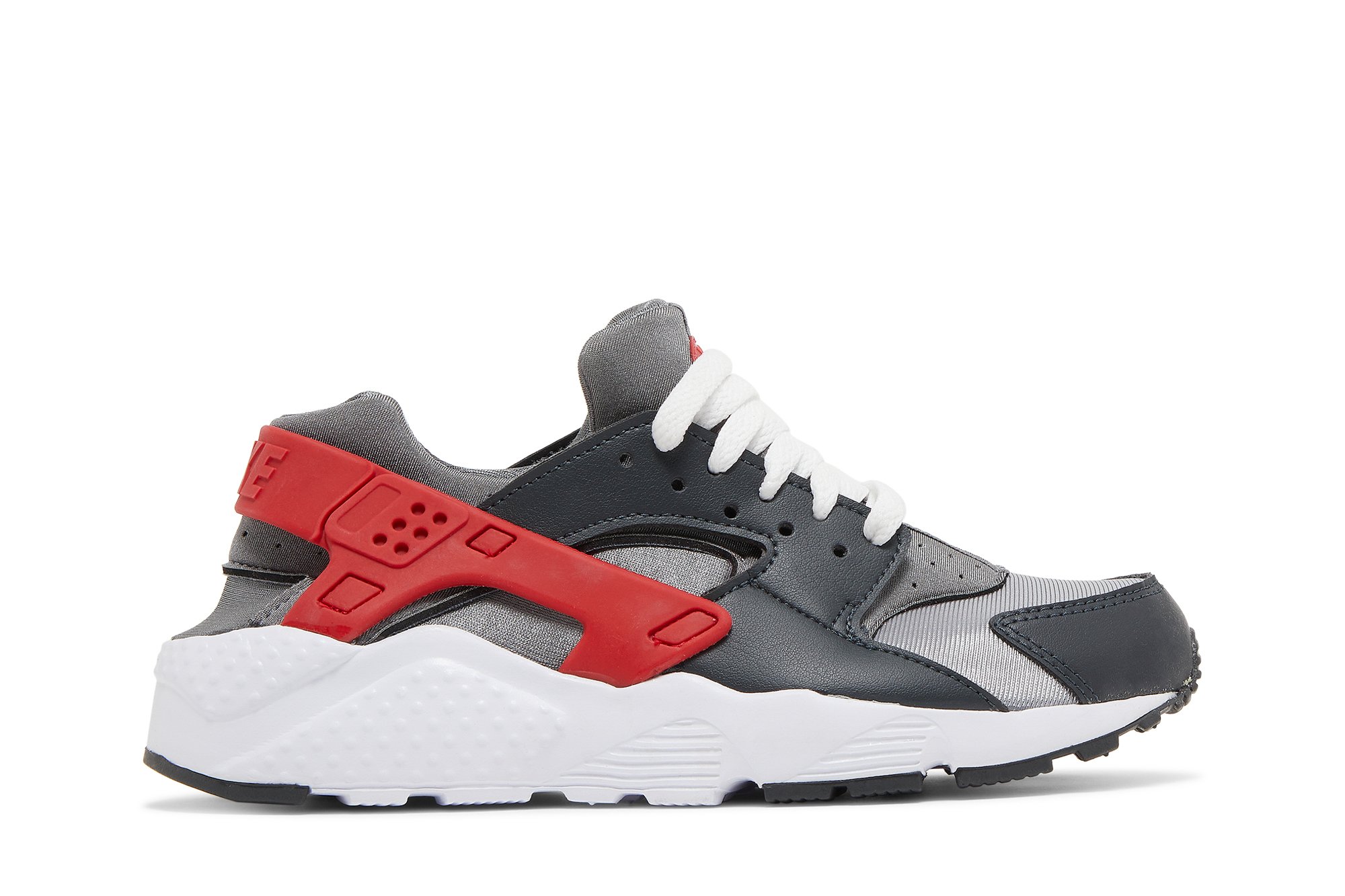 red white and grey huaraches