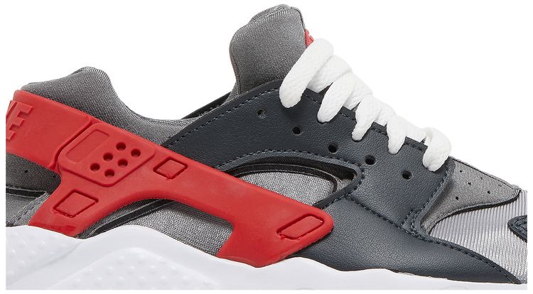 Nike Huarache Run GS Dark Smoke Grey University Red