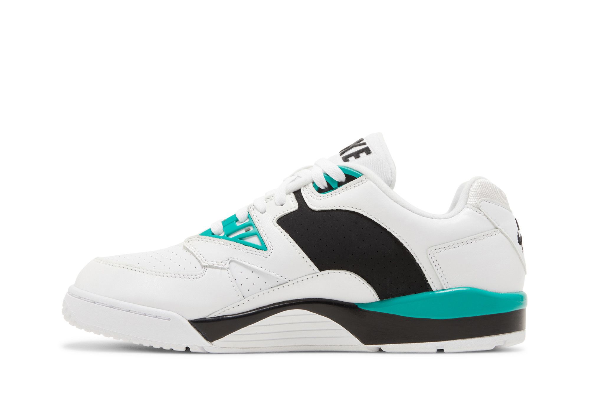 nike air cross trainer 3 low white neptune green black
