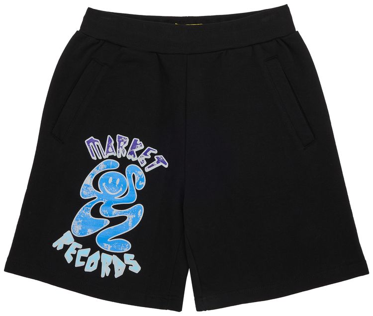 Market Smiley Night Market Sweatshorts 'Black' GOAT Exclusive