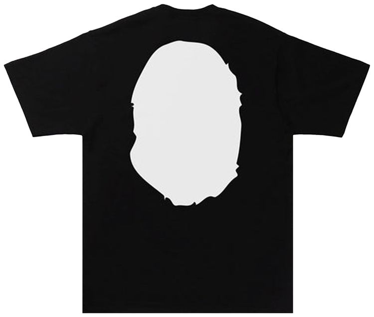 BAPE Bicolor Big Ape Head Tee Black