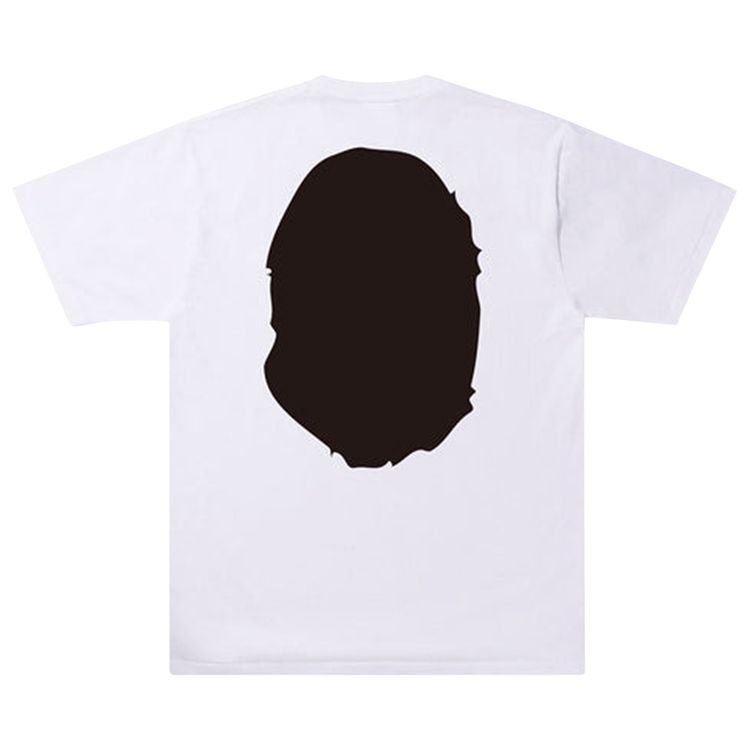 BAPE Bicolor Big Ape Head Tee White