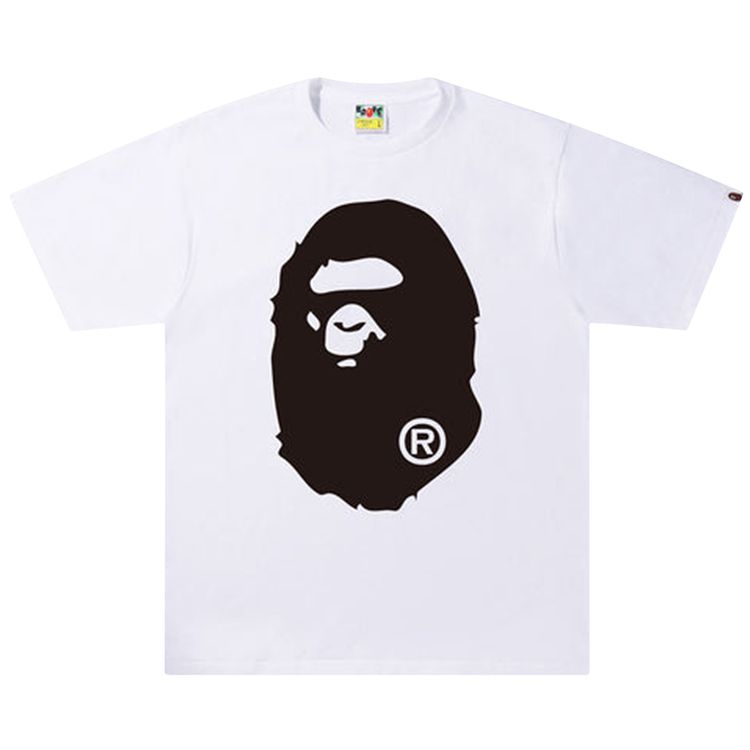 BAPE Bicolor Big Ape Head Tee White