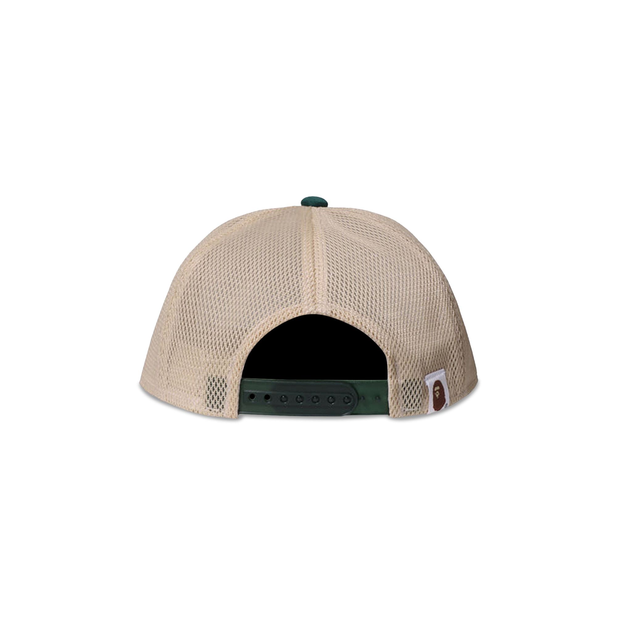 A BATHING APE トラッカーキャップ ホワイト/グリーン 楽天市場】A BATHING APE BAPE STA MESH CAP M ア ベイシング