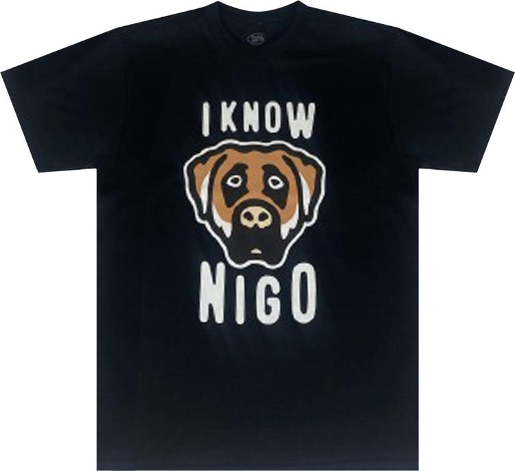 I Know Nigo Dog Head Tee (New York Pop Up) 'Black'