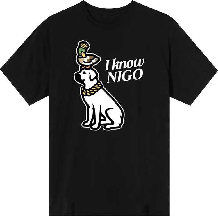 I Know Nigo Dog Tee (New York Pop Up) 'Black'