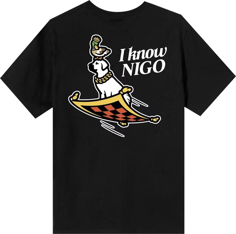 I Know Nigo Flying Carpet Tee New York Pop Up Black