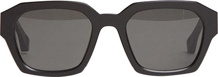 Mykita x Maison Margiela MMRAW019 Sunglasses 'Raw Black/Dark Grey Solid'