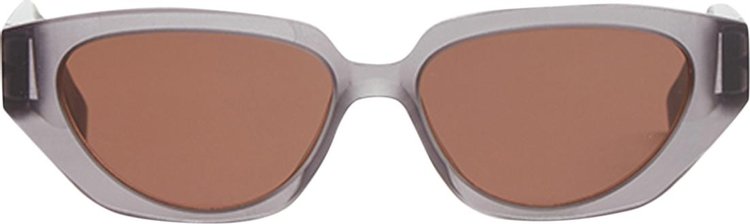 Mykita x Maison Margiela MMRAW015 Sunglasses Raw SmokeBrown Solid