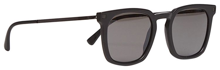 Mykita Borga Sunglasses Matte BlackBlackPolarized Pro Hi Con Grey