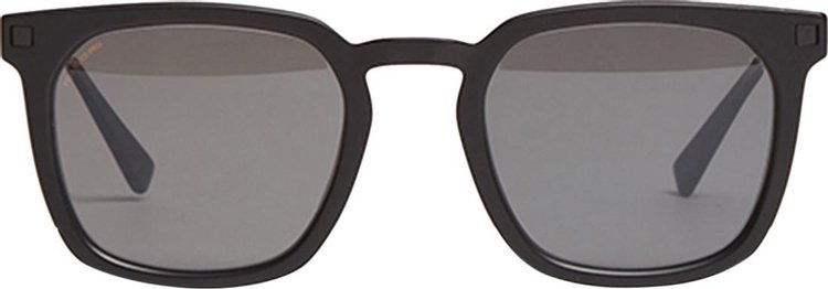 Mykita Borga Sunglasses 'Matte Black/Black/Polarized Pro Hi-Con Grey'
