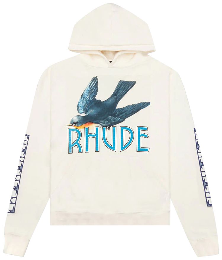 Rhude Tile Hoodie Vintage White