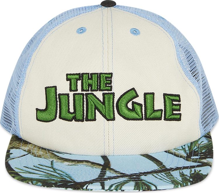 Just Don Jungle Trucker Hat 'Blue/Multicolor'