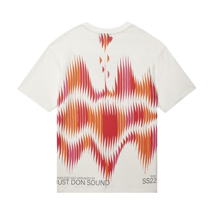 Just Don Ben Day Sound T Shirt White