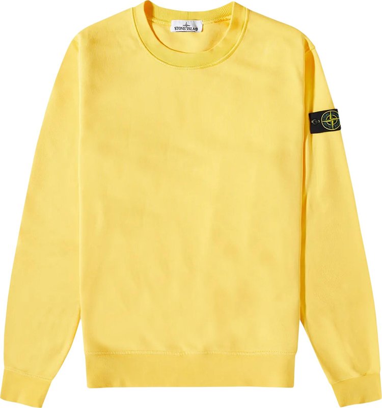 Buy Stone Island Crewneck Sweatshirt 'Yellow' - 761563051 V0030