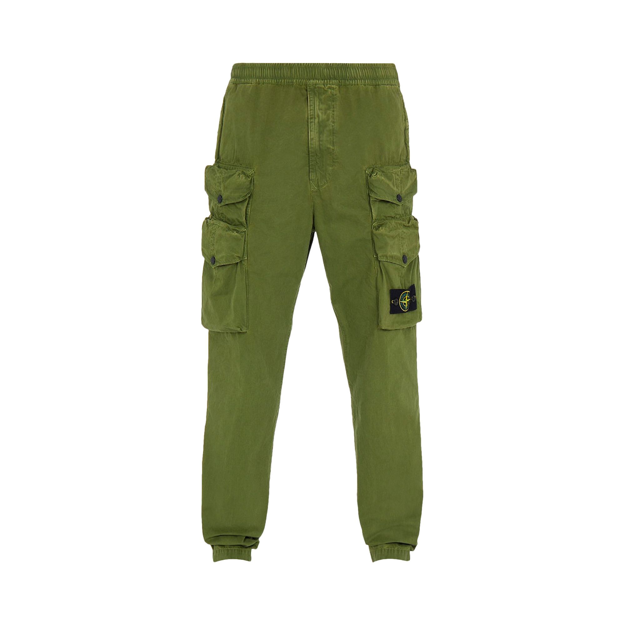 Buy Stone Island Cargo Pants Olive Green 7615314WA V0158 GOAT