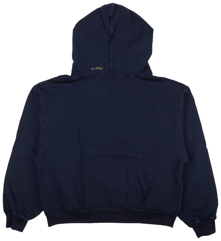 Cactus Plant Flea Market Born Again Hooded Sweatshirt With Pocket Navy