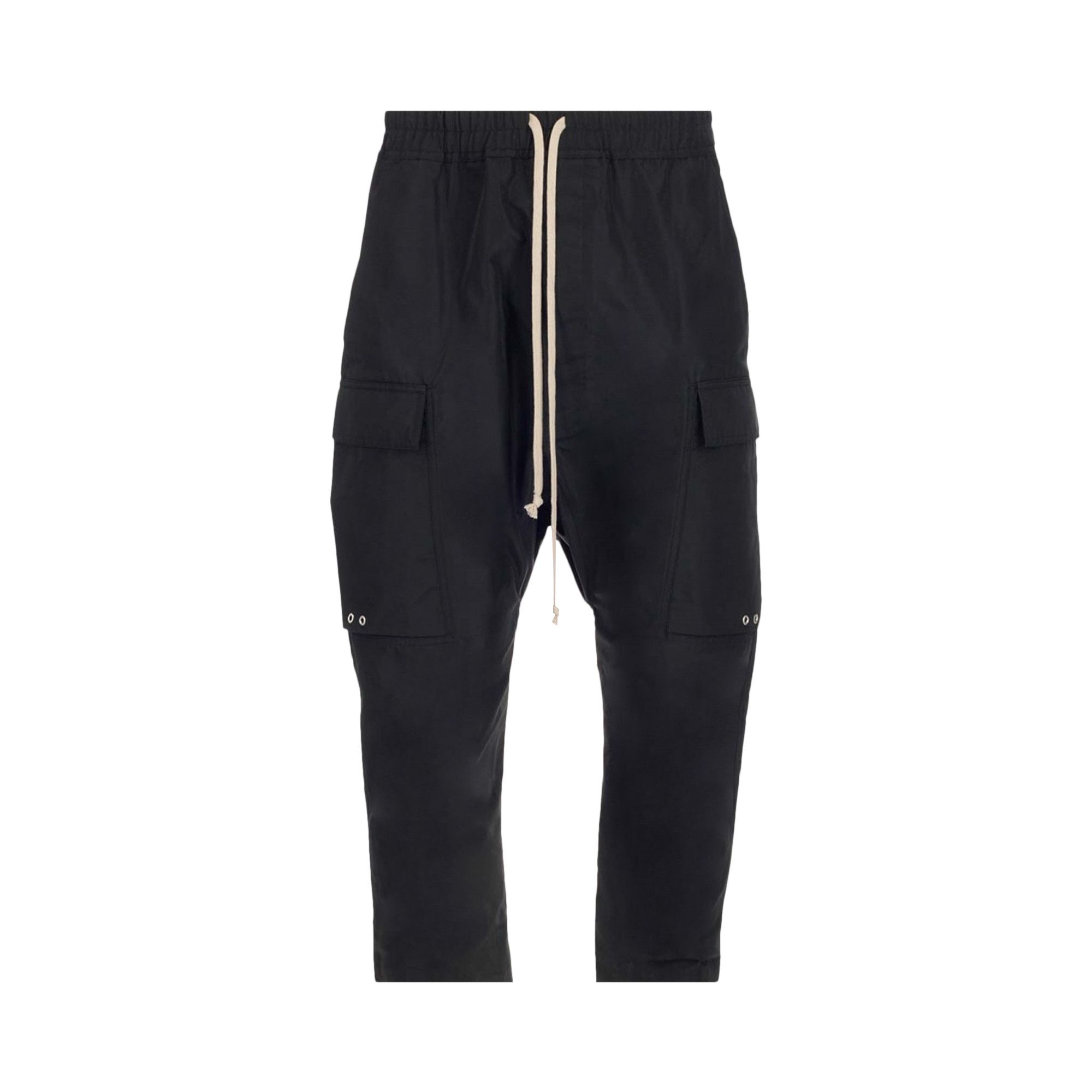 Buy Rick Owens Cargo Cropped Pant 'Black' - RU01B1385 TFR 09 | GOAT