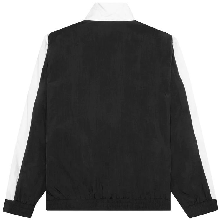 Balmain Logo Print Multi Cut Track Jacket BlackWhite