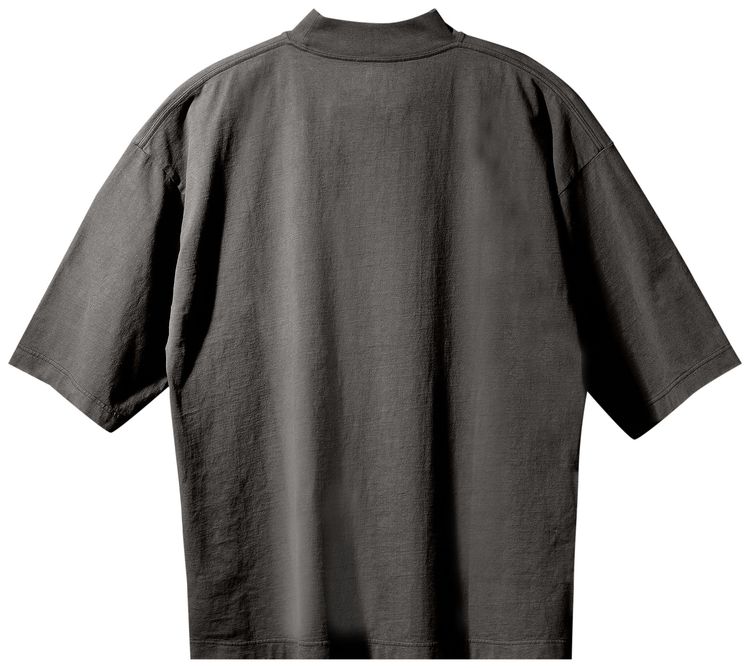 Yeezy Gap Engineered by Balenciaga Logo 34 Sleeve Tee Grey