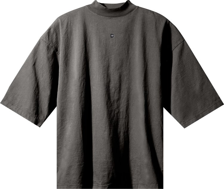 Yeezy Gap Engineered by Balenciaga Logo 3/4 Sleeve Tee 'Grey'