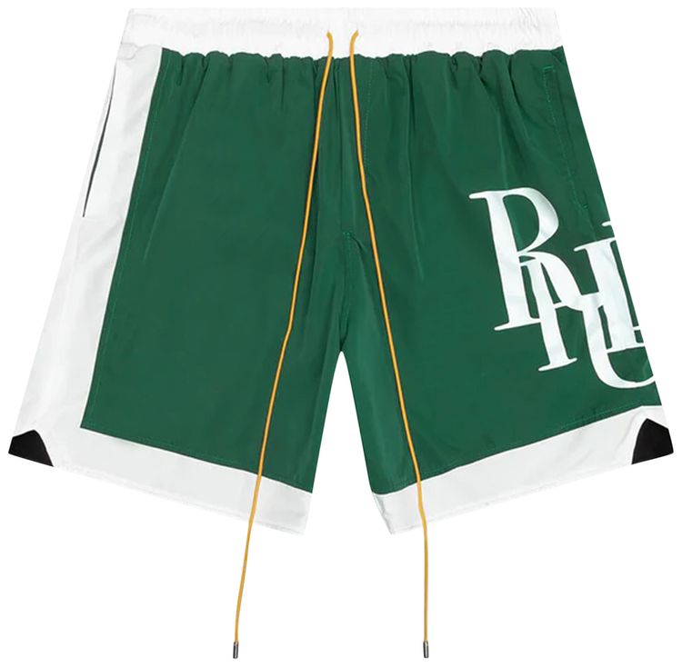 Rhude Side Logo Short Forest Green